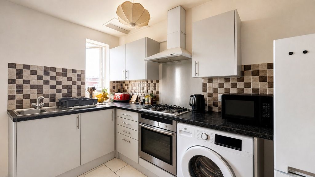 Property photo 3 of 6 Bright Modern Kitchen With Integrated Appliances...