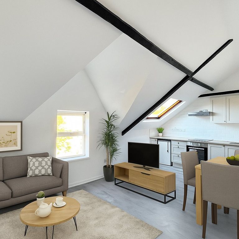 Property photo 2 of 20 Spacious Attic Apartment With Natural Light