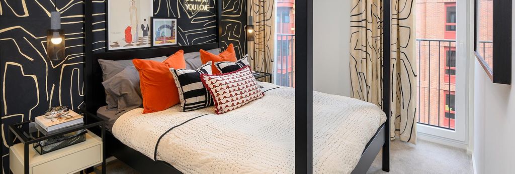 Property photo 3 of 5 Heron Wharf, Property B1-03-06, Spacious Bedroom With Vibrant Design