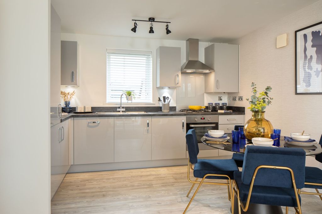 Property photo 3 of 6 Modern Kitchen In The Coleford 2 Bedroom Apartment