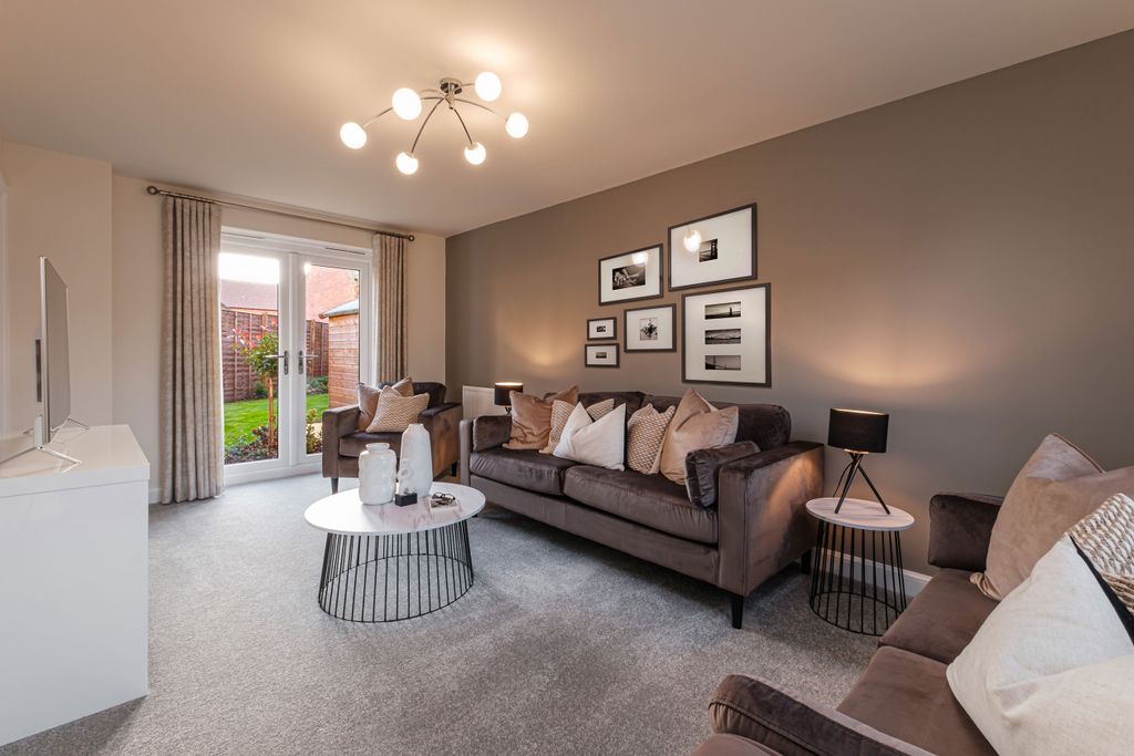 Property photo 3 of 6 Interior View Of Living Room In Our Lutterworth 3 Bedroom Home
