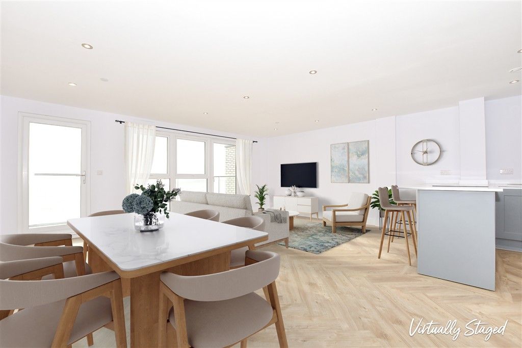 Property photo 3 of 16 Staged Lounge Kitchen Diner