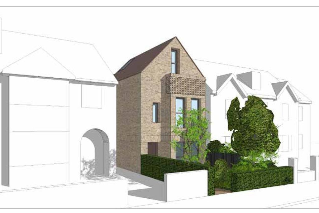 Property photo 3 of 16 Land Between 18-20 Vicarage Road, Hampton Wick, London Kt1 4Ed