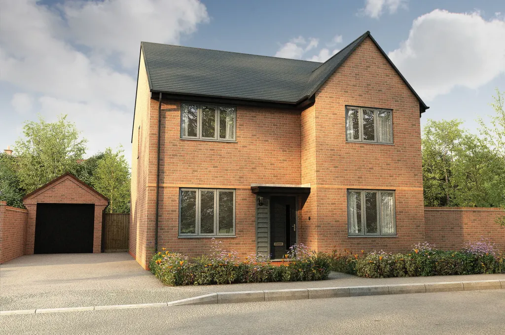 Property photo 1 of 12 Exterior Verwood Four Bedroom New Build