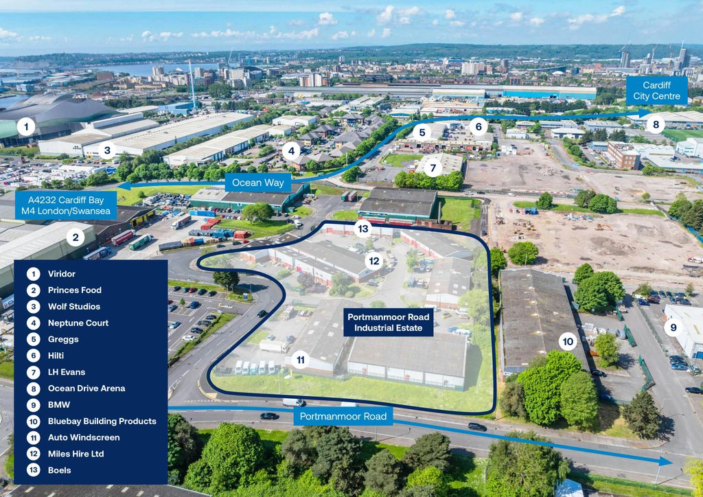 Property photo 3 of 6 Portmanmoor Road Aerial Mark Up.Jpg