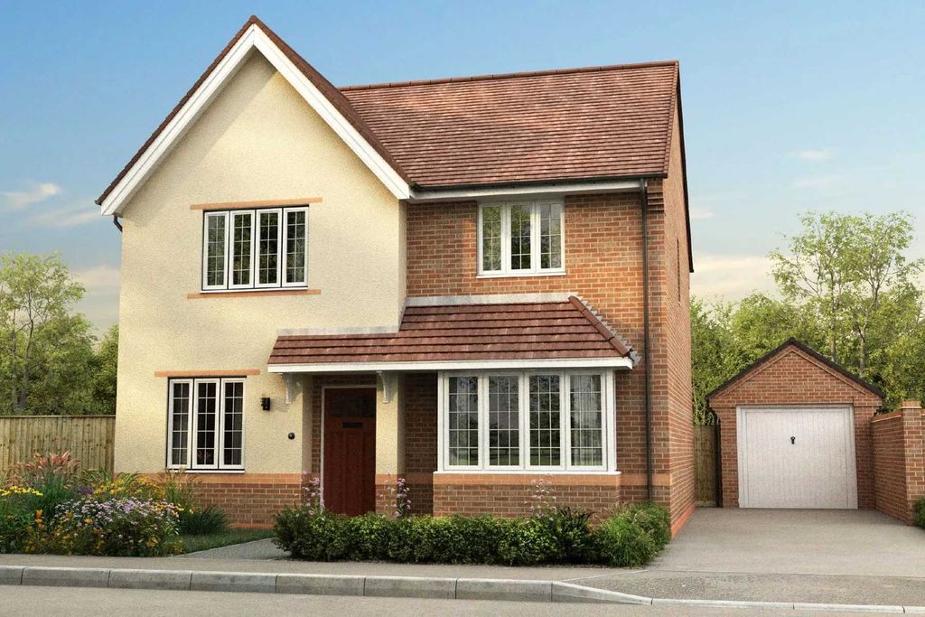 Property photo 1 of 10 A Two-Story Detached House With A Red Tiled Roof, Brick Walls