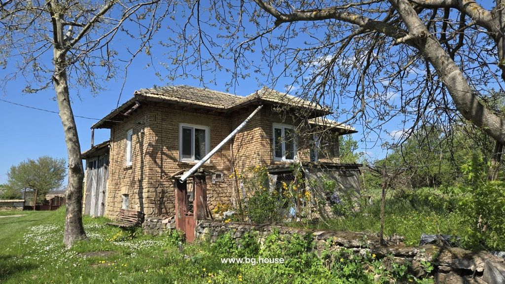 Property photo 1 of 49 View Of The Old Brick House With A Tiled Roof And Garden Area With Trees And Grass