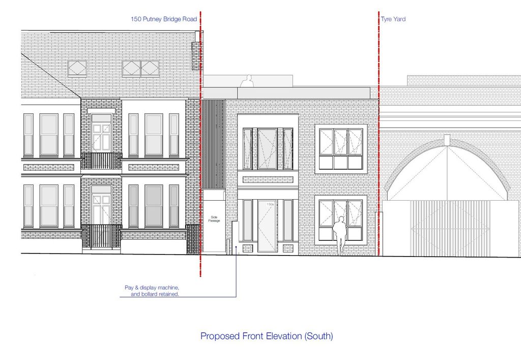 Property photo 3 of 9 Land Adjacent To 150 Putney Bridge Road, Putney, London Sw15 2Ng