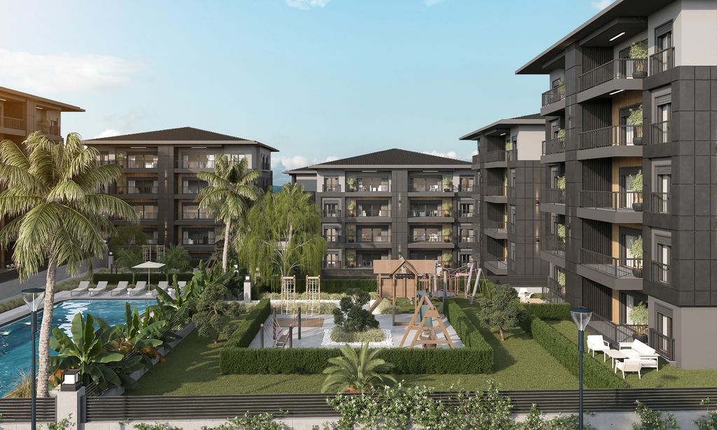 Property photo 2 of 21 Modern Kusadasi Apartments For Sale - Extensive Social Areas For Residents