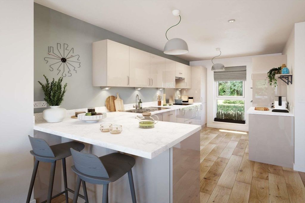 Property photo 3 of 12 A Modern Kitchen With Ample Storage Space