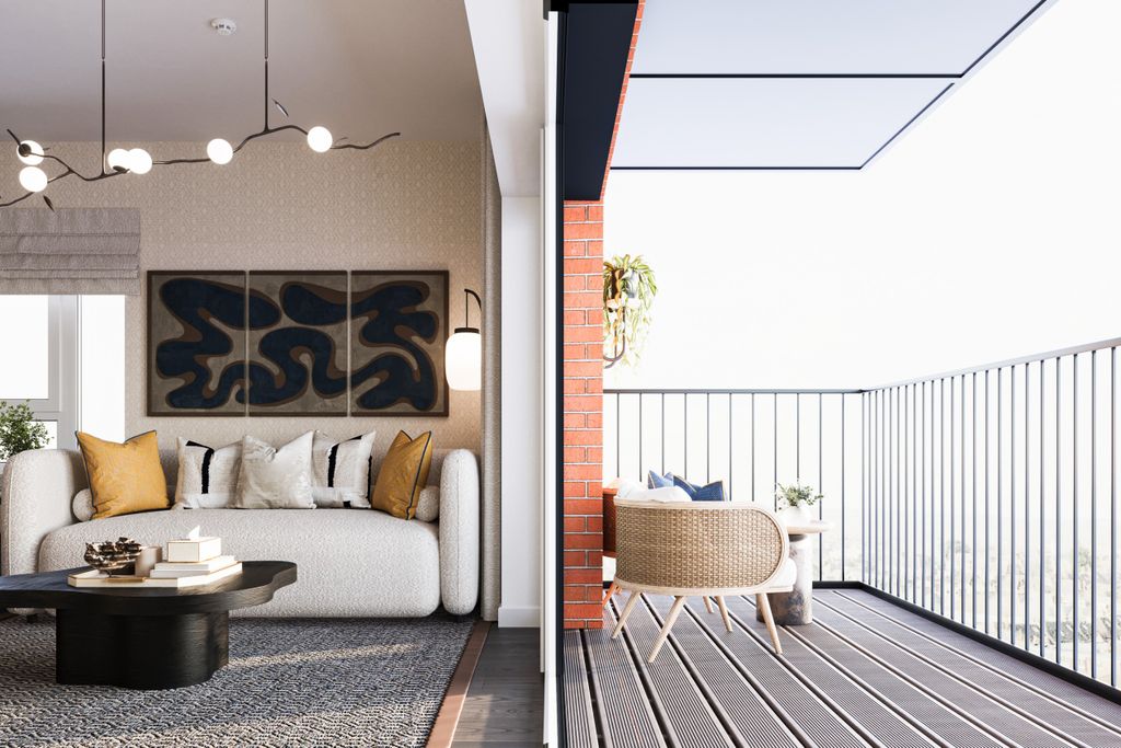 Property photo 2 of 5 Living Room And Balcony