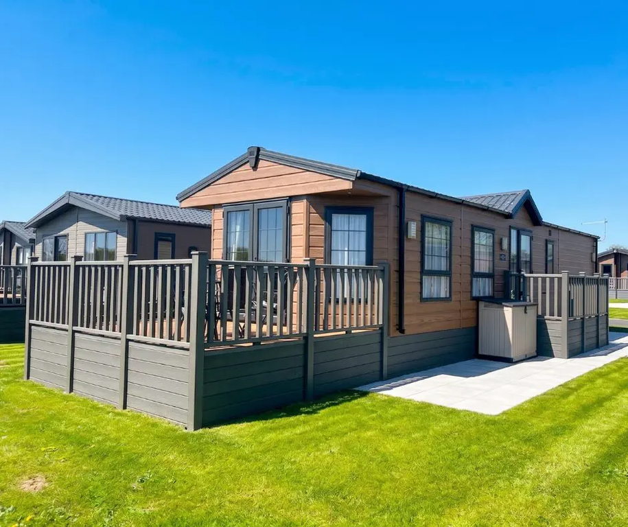 Property photo 1 of 7 Riverview Lodge Exterior With Private Wraparound Decking At Oakwood Retreat York