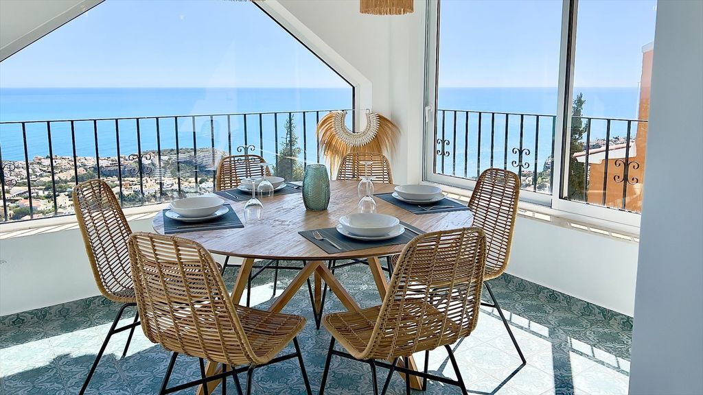 Property photo 1 of 36 Newly Reformed Three Bedroom Duplex Apartment With Stunning Panoramic Sea Views In Vistamar, Cumbre Del Sol. Perfect As A Lock Up And Leave Holiday Home Or Rental Investment.
