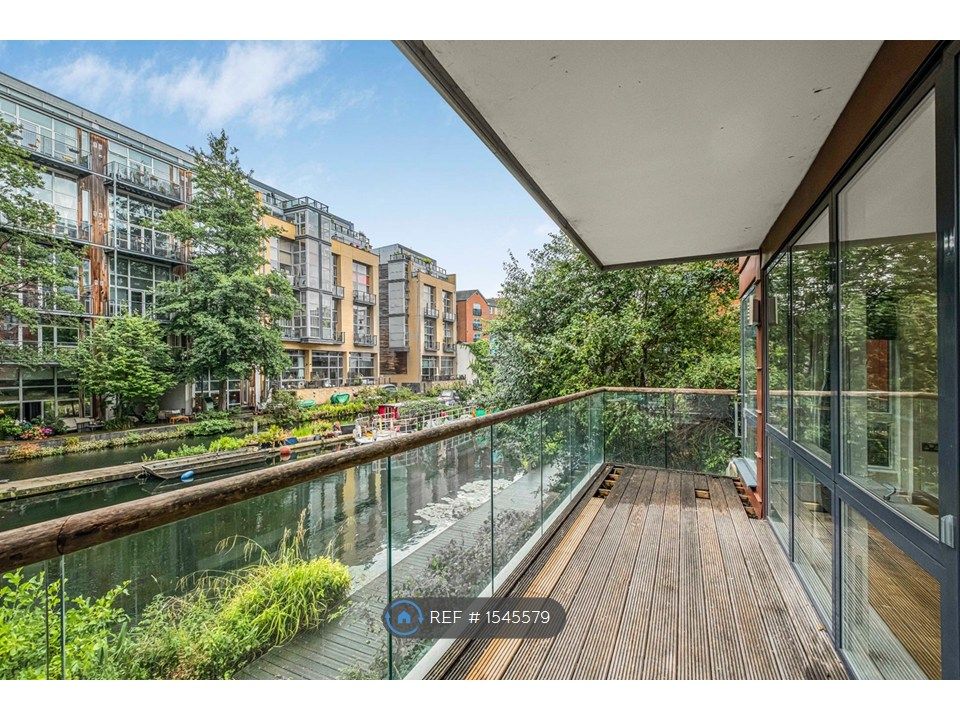 Property photo 3 of 20 Balcony View South From Canal Basin To Footpath.