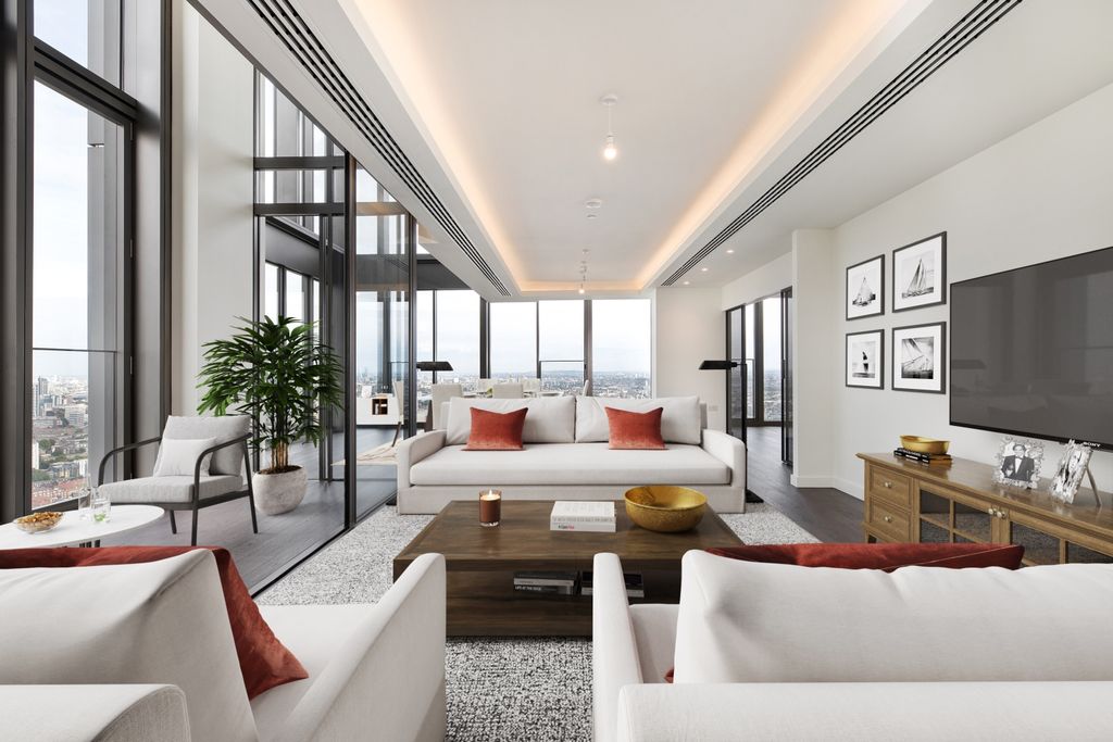 Property photo 1 of 10 Damac Tower Ph2- Living Room View 2_Final