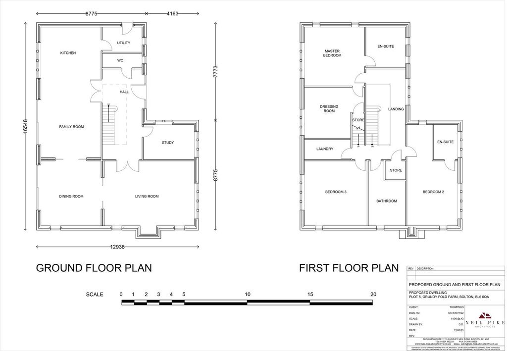 Property photo 2 of 8 K1088-02 S73 A3 Proposed Ground And First Floor Pl