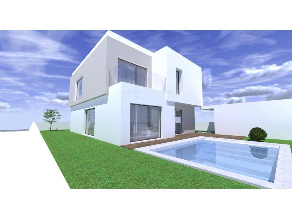 Property photo 1 of 9 Detached 4 Bedroom Villa, Contemporary Architecture With Garage And Swimming Pool - Aroeira