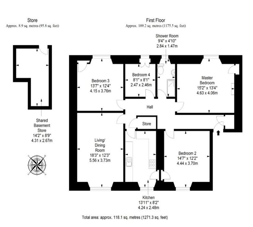 Additional image 12 of 2 bed flat to rent124 North Street, St Andrews KY16