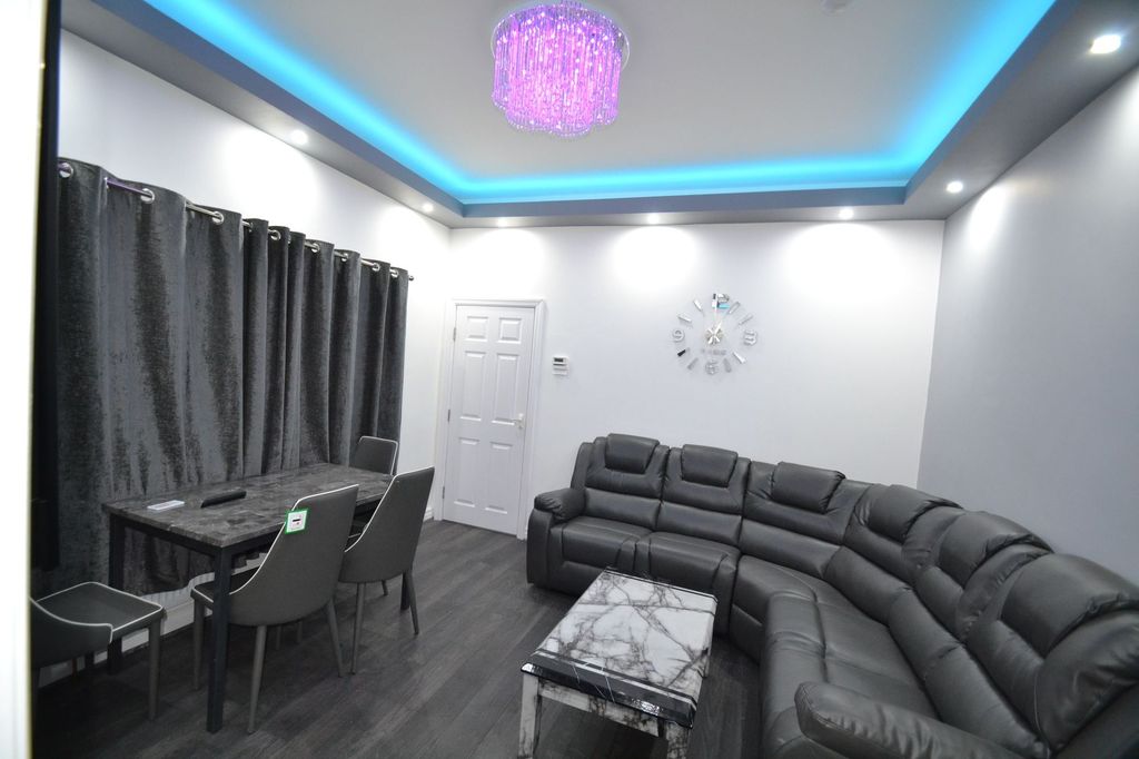 Property photo 2 of 17 Contemporary Living Room With A Large Grey Section...