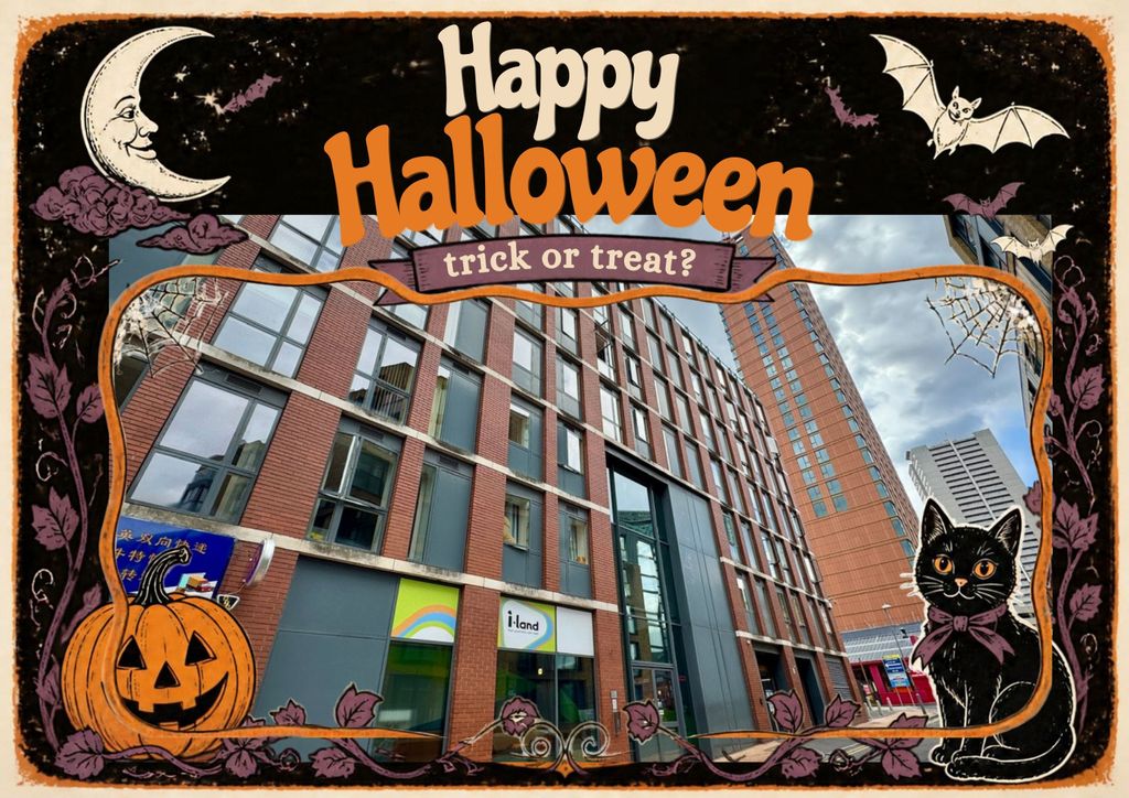 Property photo 1 of 9 Orange Simple Happy Halloween Instagram Post-11