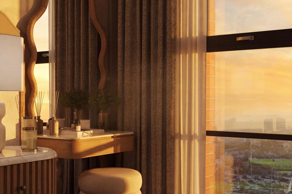 Property photo 2 of 6 Dusk Image Of Vanity Mirror And Make Up Dresser