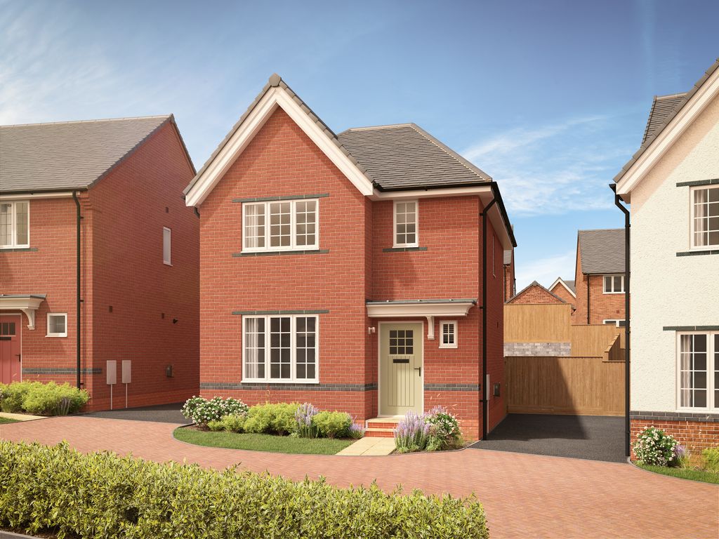 Property photo 1 of 8 A Red Brick House With White-Framed Windows And A Light Green Door Sits On A Paved Driveway