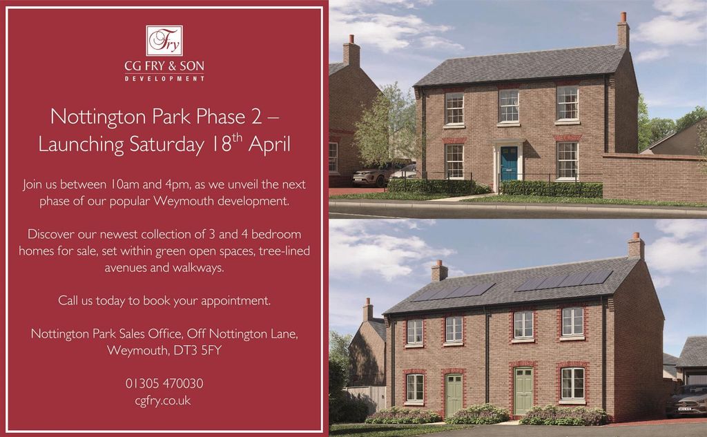 Property photo 1 of 17 Nottington Phase 2 Opening - Dorset Echo Advert (3