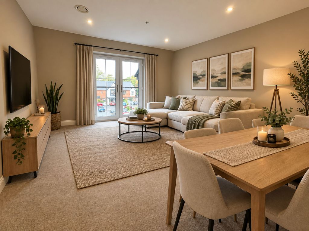 Property photo 2 of 11 Open Plan Lounge/Dining Room - CGI Staged