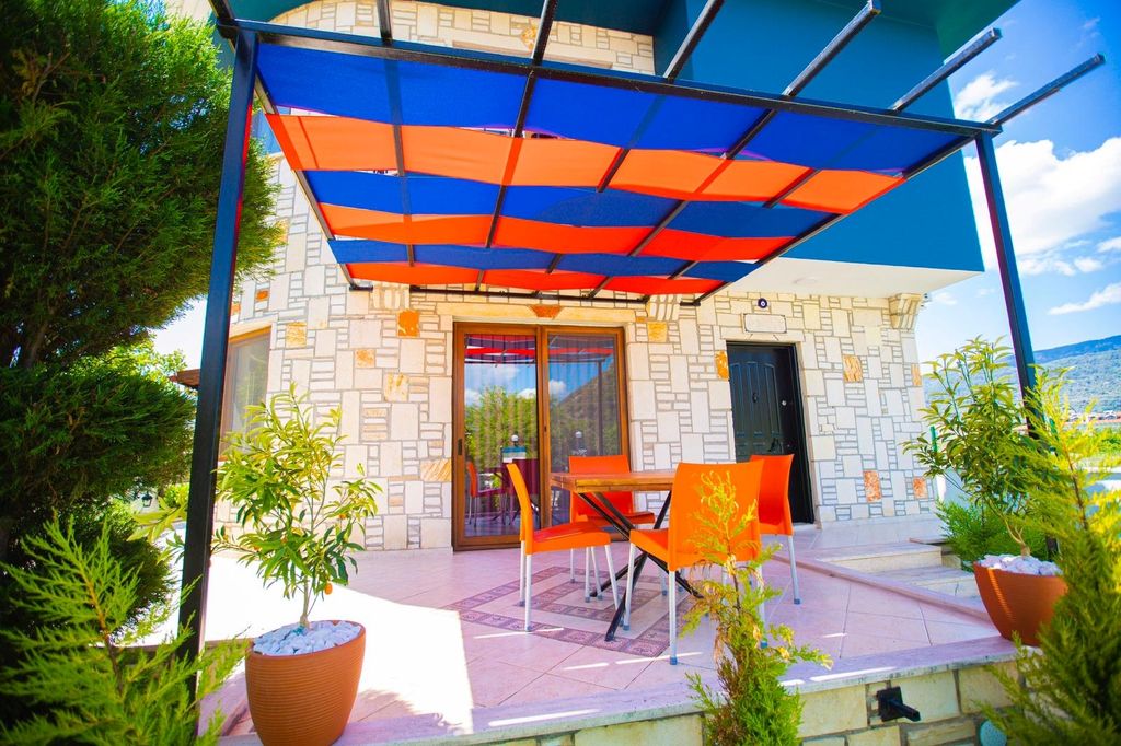 Property photo 3 of 21 A Colorful Dalyan Villa For Sale With A Private Pool - Colorful Shady Sun Terrace