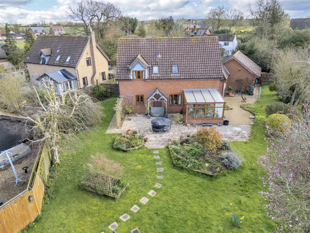 Ashfield Road, Elmswell, Bury St. Edmunds IP30, 4 bed detached house ...