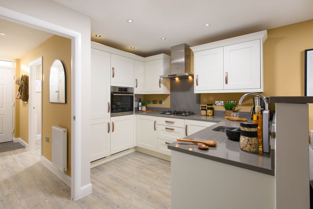 Property photo 1 of 9 Internal Kitchen Image Of The Greenwood At Gateford Manor