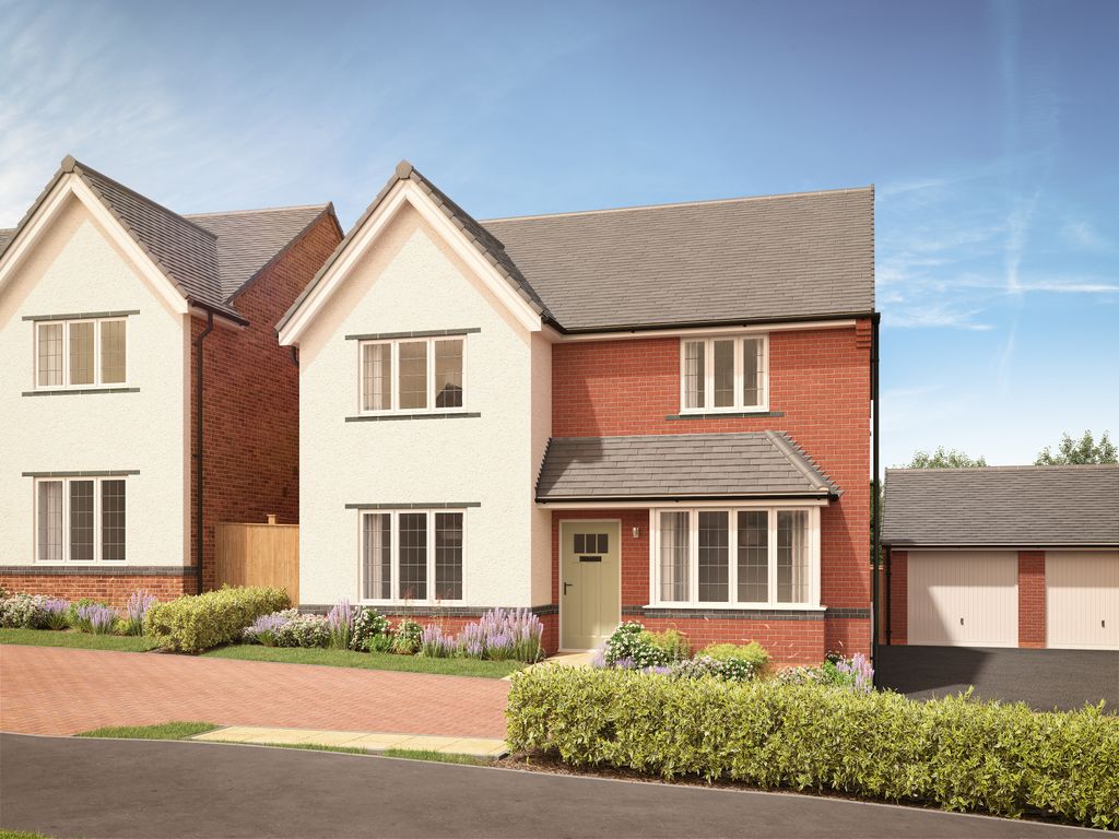 Property photo 1 of 11 A Modern Red Brick And White Stucco House With A Light Green Door Sits On A Paved Driveway