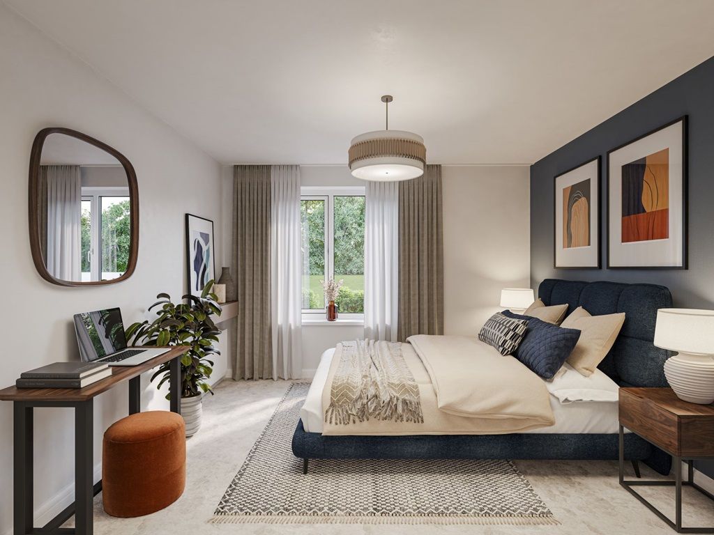 Property photo 2 of 4 A Generous Bedroom Has Space For A Double Bed And Optional Storage