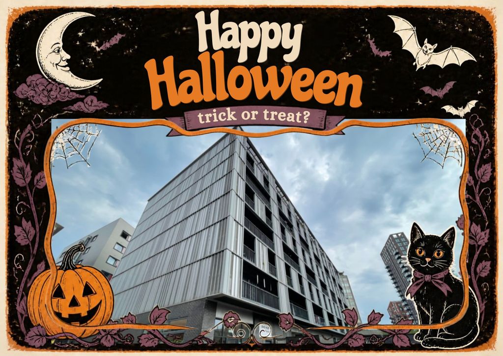 Property photo 1 of 15 Orange Simple Happy Halloween Instagram Post-12