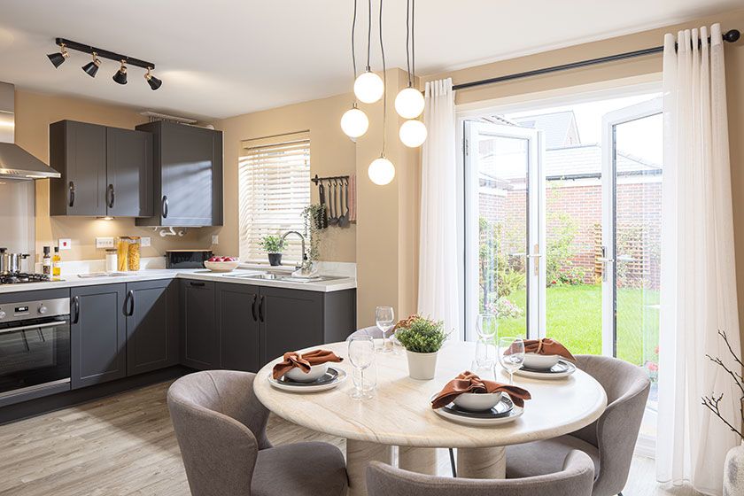 Property photo 1 of 10 Open Plan Kitchen In The Maidstone 3 Bedroom Home