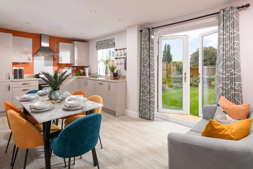 Property photo 2 of 9 David Wilson Homes Hadley Kitchen-Diner