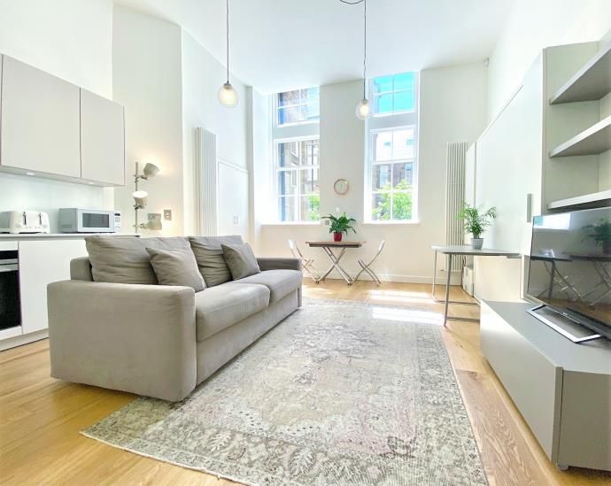 Property photo 1 of 9 Open-Plan Living Kitchen With Bed Folded Away