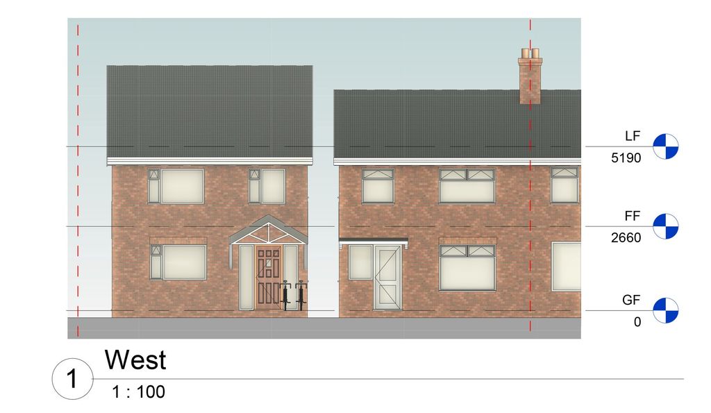 Property photo 2 of 11 West Elevation (Proposed)