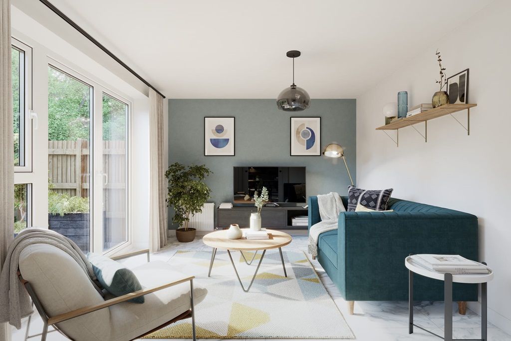 Property photo 1 of 12 The Cosy Family Room Is Located Off The Kitchen/Dining Area