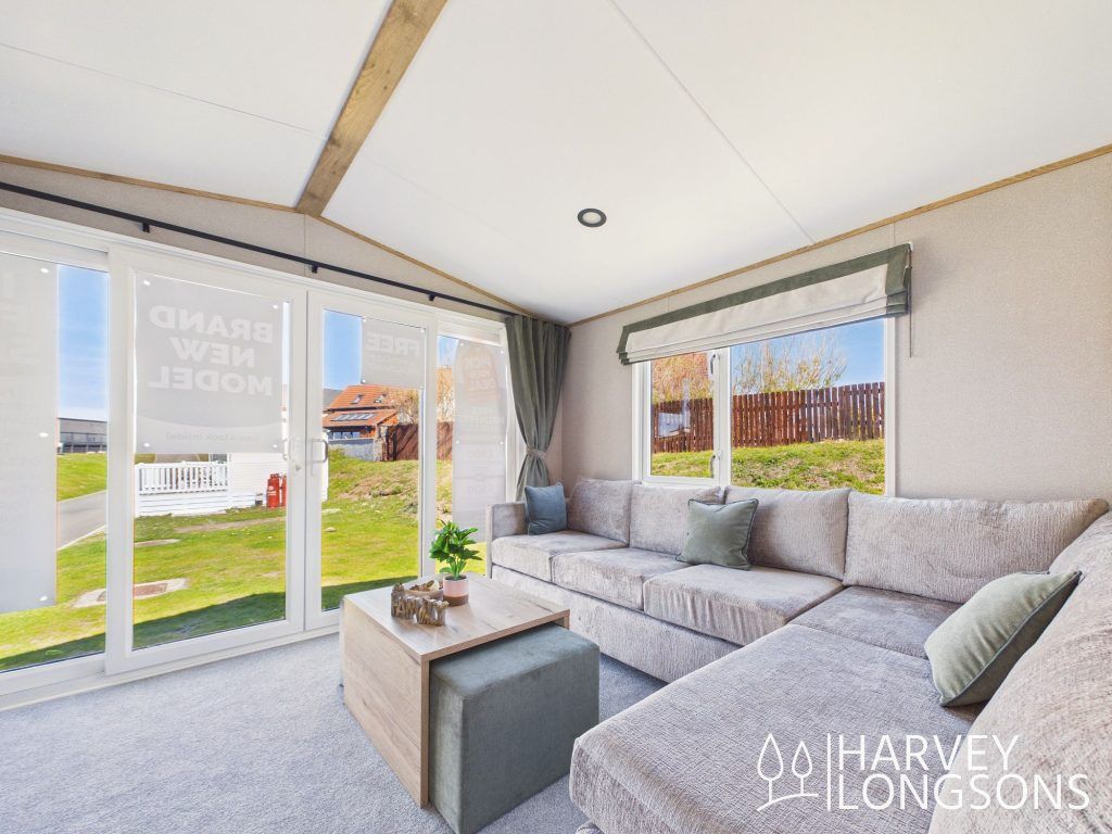 Property photo 2 of 14 Abi Ingleton Holiday Home Living Room With Corner Sofa And Patio Doors