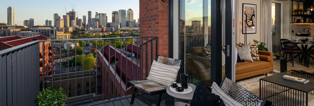 Property photo 3 of 7 Balcony With Outdoor Furniture, Cityscape View.