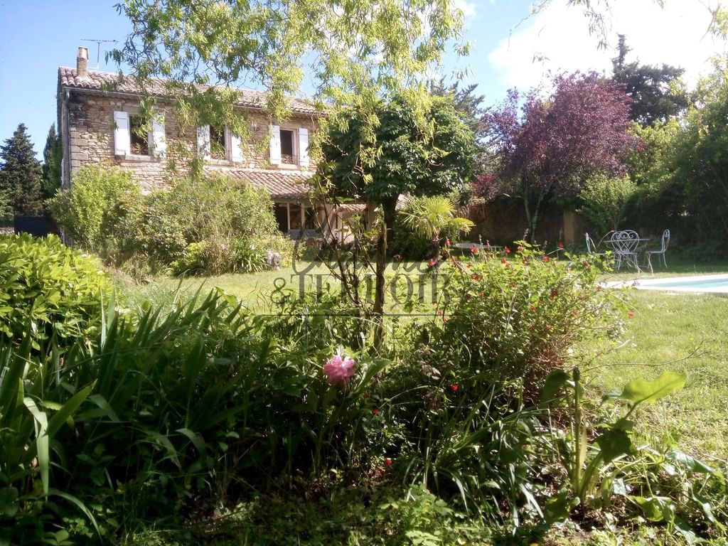 Property photo 1 of 33 Uzès: Luxury Real Estate: Beautiful Stone Farmhouse With Idyllic Garden And Swimming Pool For Sale