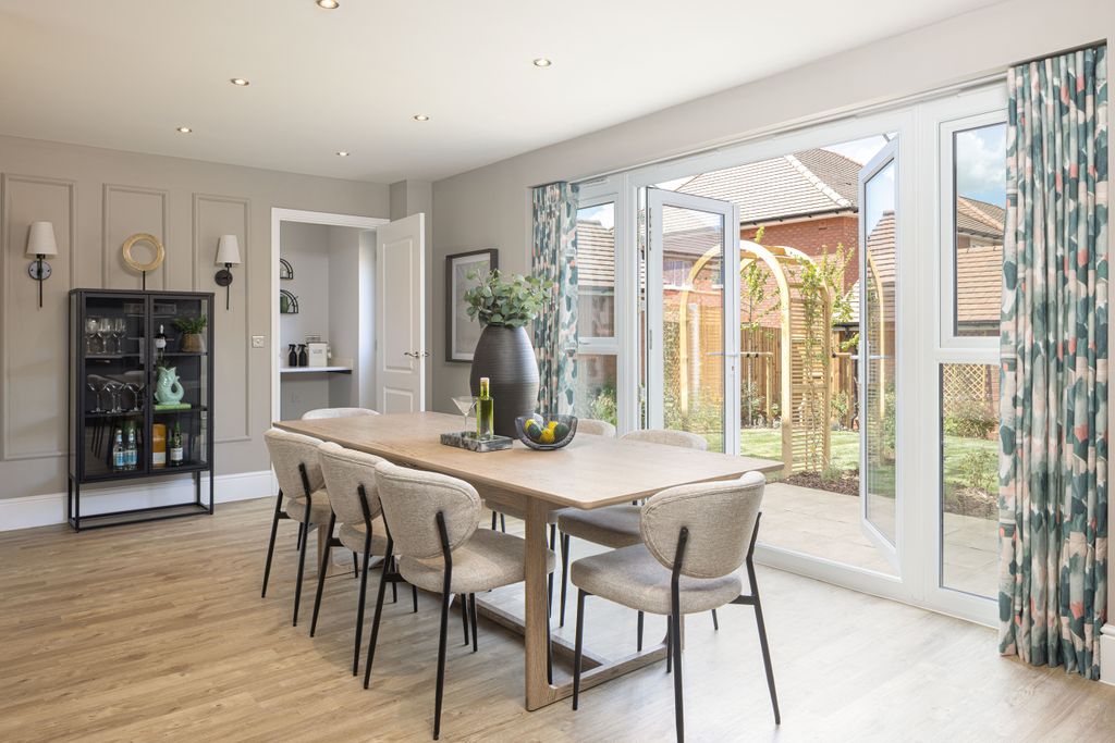 Property photo 3 of 10 Kitchen Diner In The Oxford Lifestyle Detached Three Bedroom Home