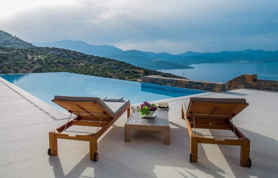 Property photo 1 of 19 Luxury Villa With Panoramic Sea Views For Sale In Istron, Agios Nikolaos
