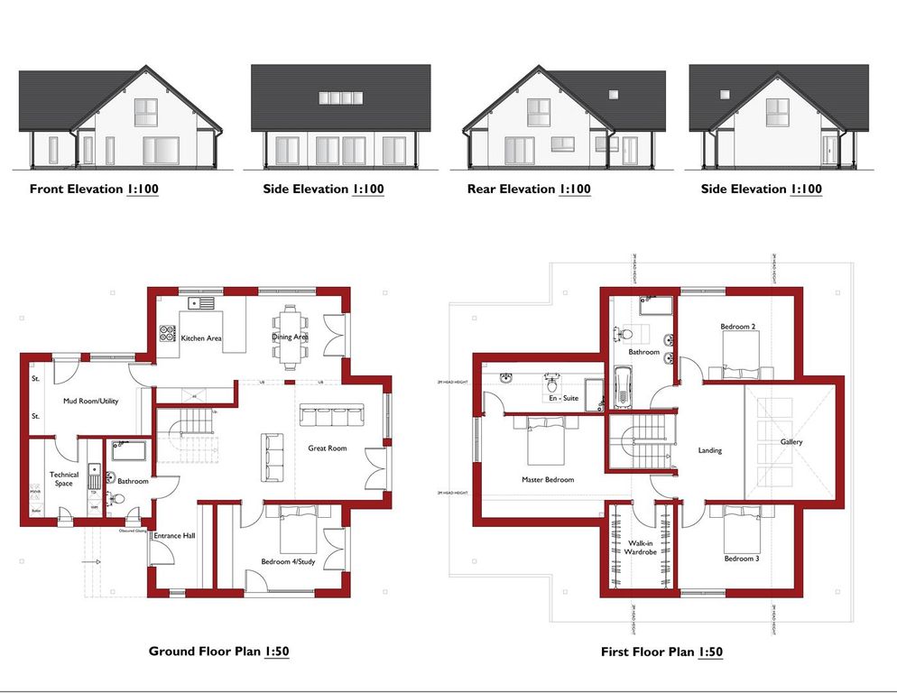 Property photo 3 of 12 998.02.A Proposed Floor Plans And Elevations.Jpg