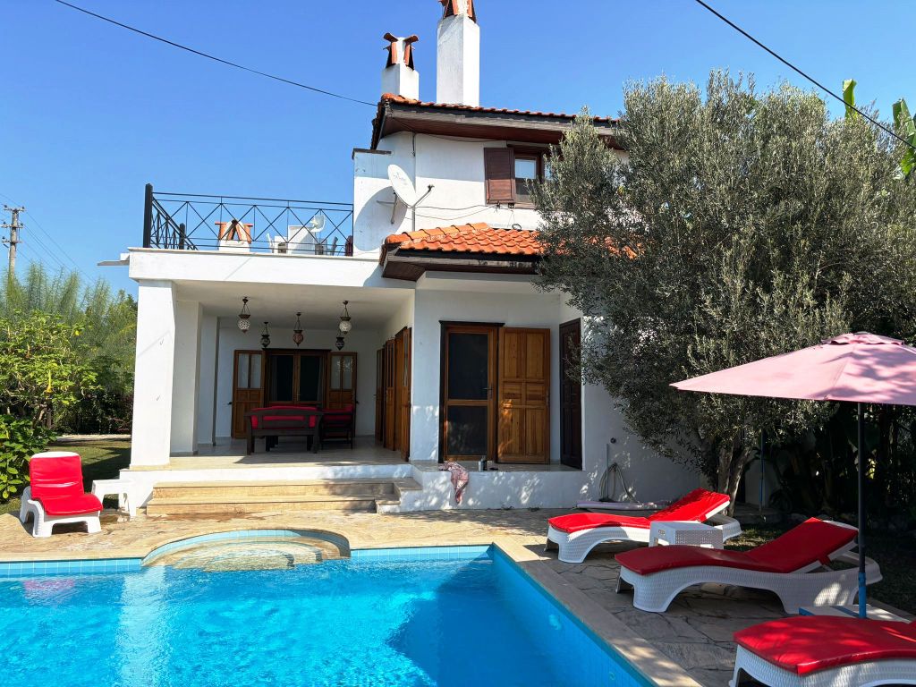 Property photo 1 of 26 Charming Private Dalyan Property For Sale - Main View Of Charming Villa With Private Pool