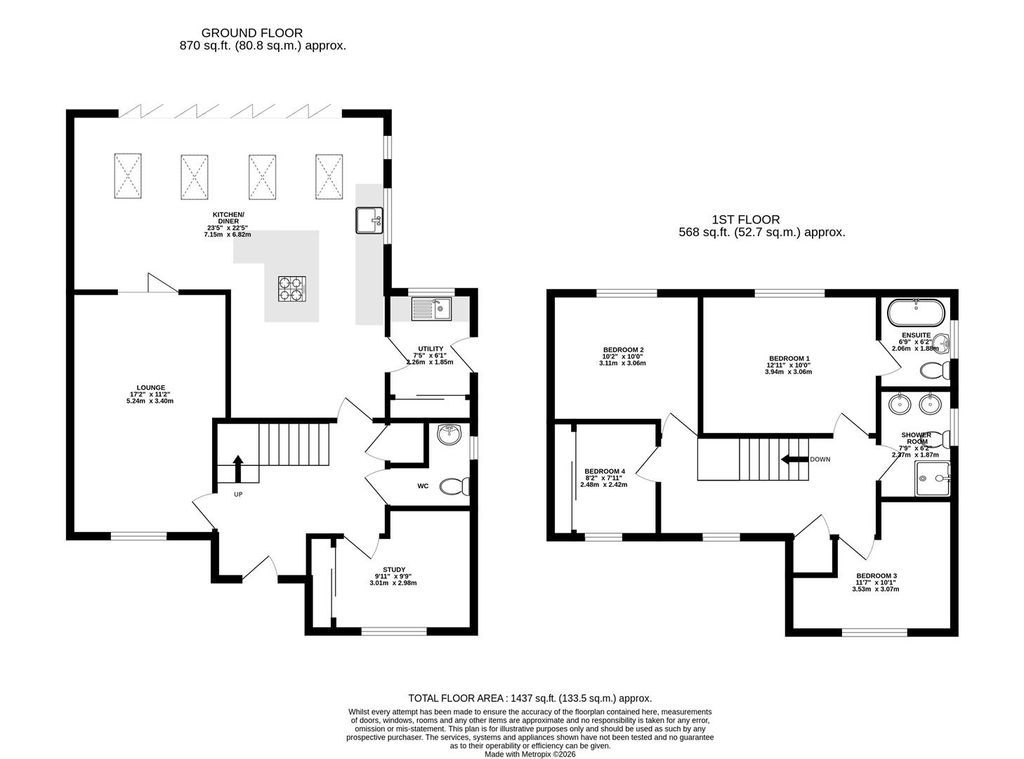 Property photo 2 of 26 5 Bray Close Grimsby - Floorplan (002).Jpg