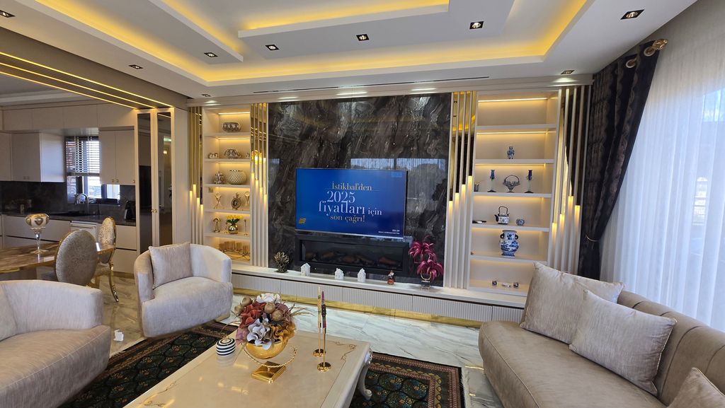 Property photo 3 of 22 Impeccable Villa With A Private Pool &amp; Garden For Sale In Belek, Antalya - Elegant Interior Spaces