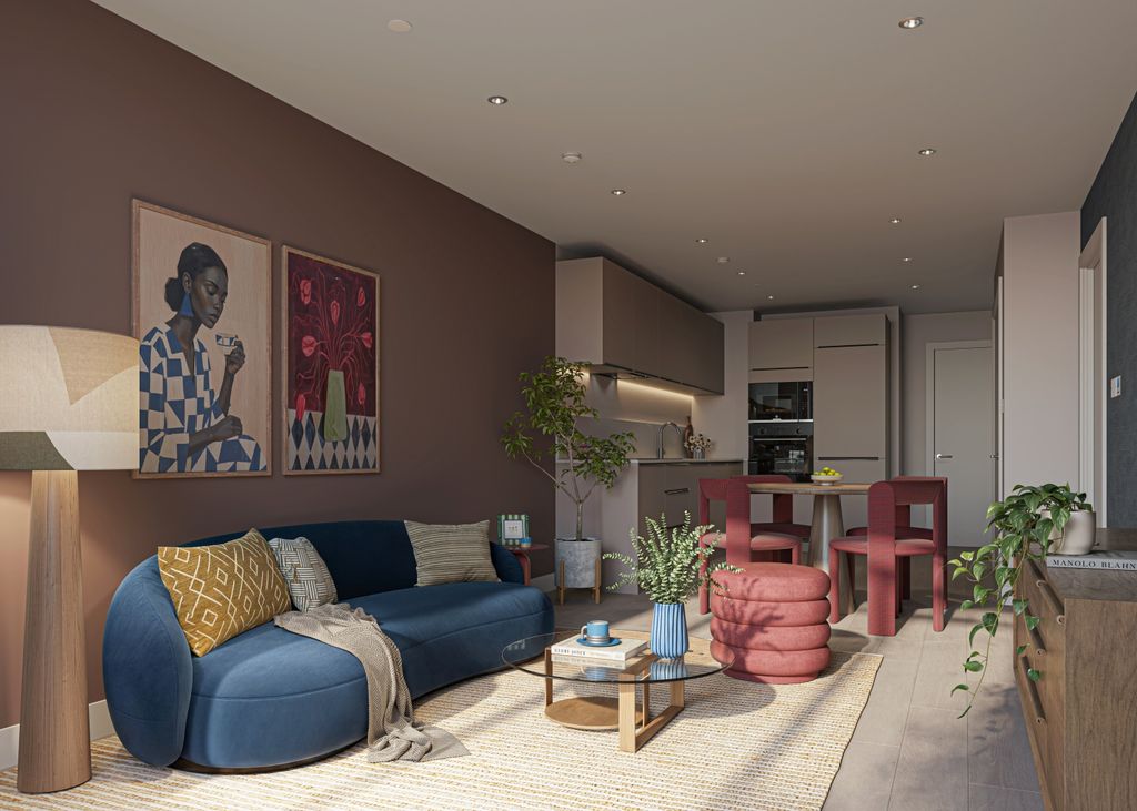 Property photo 1 of 7 One Bed - Living Area_02.Jpg