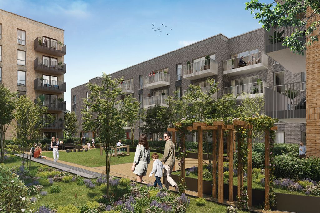 Property photo 2 of 5 Courtyard CGI - Barton Apartments